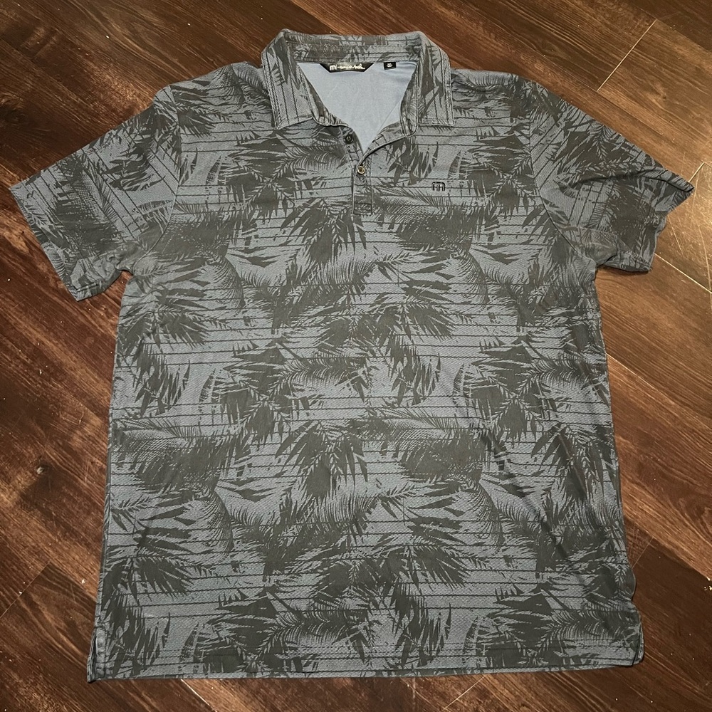 Travis Mathew Polo Shirt Mens XXL Performance Golf Athletic